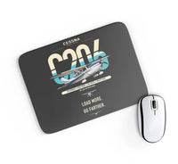 Thumbnail for Cessna 206 Stationair design on black rectangle mouse pad