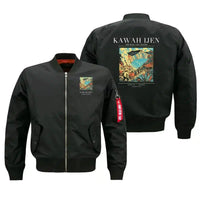 Thumbnail for KAWAH IJEN - Poster - Bomber Jacket - Black