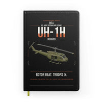 Thumbnail for Bell UH-1H Iroquois design on black notebook