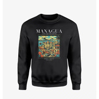 Thumbnail for MANAGUA - Poster - Sweatshirt - Black