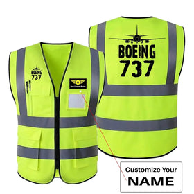 Boeing 737 & Plane Reflective Vests