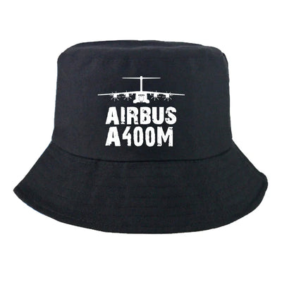 Airbus A400M & Plane Summer aviation embroidery on breathable cotton summer hat.