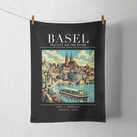 Thumbnail for BASEL - Poster - Towel - Black