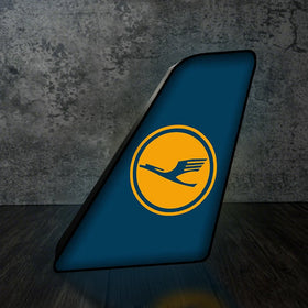 Lufthansa Airlines Led Aircraft Tail & 3D Lamp
