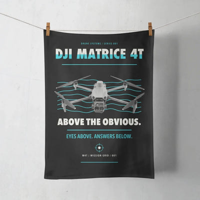 DJI Matrice 4T design on black towel
