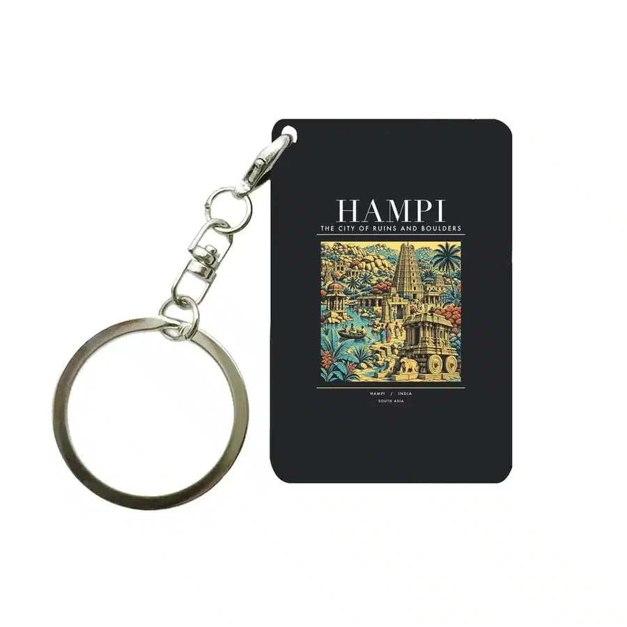 HAMPI - Poster - Key Chain - Black