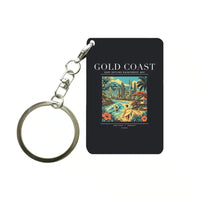 Thumbnail for GOLD COAST - Poster - Key Chain - Black