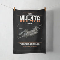 Thumbnail for Boeing MH-47G Chinook design on black towel