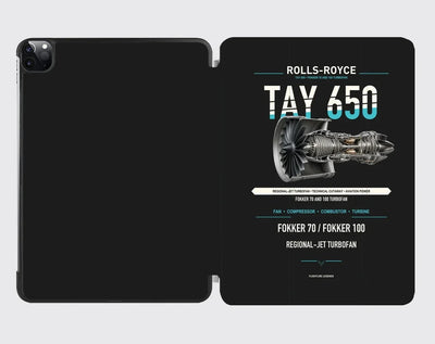 TAY 650 design on black ipad tablet case