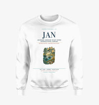 Thumbnail for Jackson–Medgar Wiley Evers International Airport (JAN) design on white sweatshirt