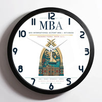Thumbnail for Moi International Airport (MBA) design on white framed wall clock