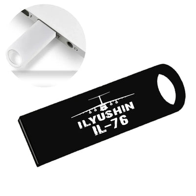 ILyushin IL-76 & Plane aviation design on durable waterproof casing waterproof USB device.