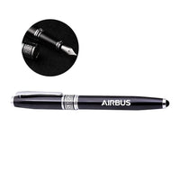 Thumbnail for Airbus & Text rollerball pen - black