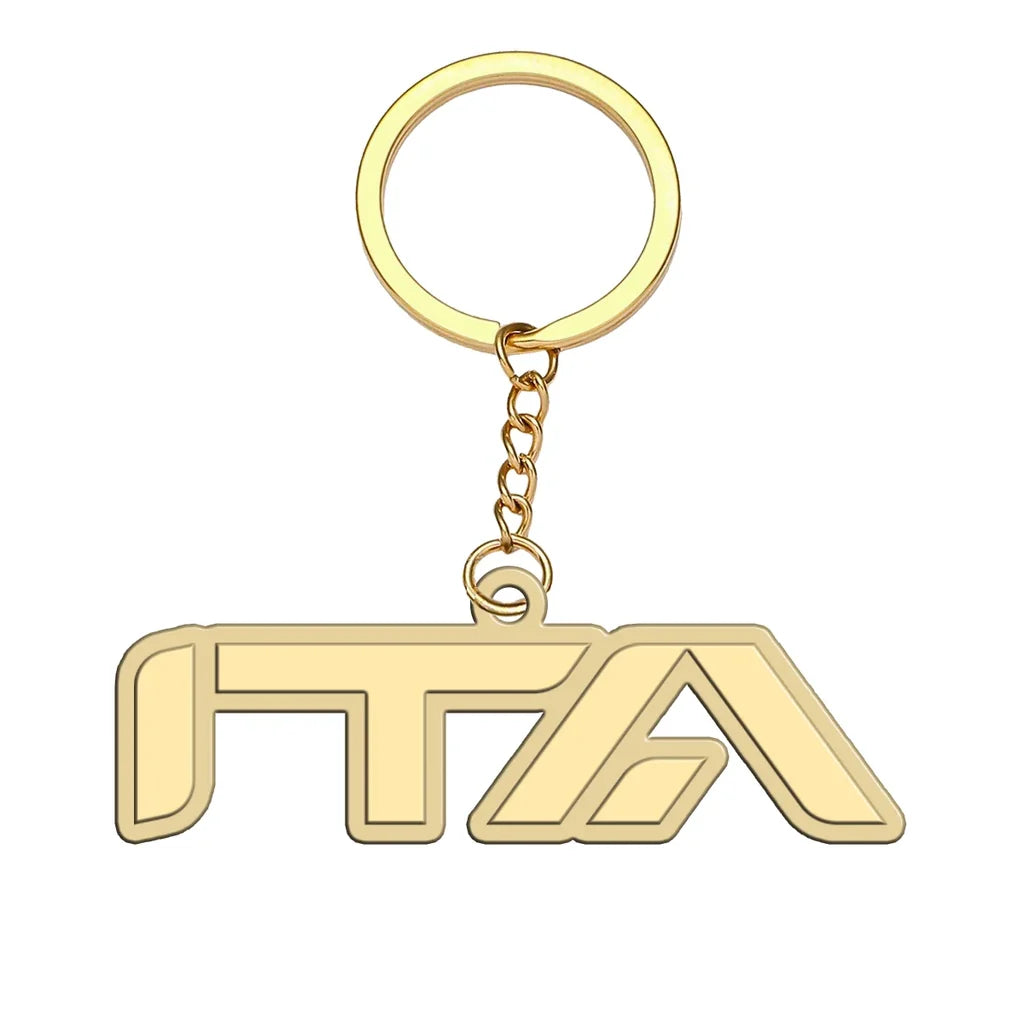 ITA Airways ITARROW Airlines aviation hollow key chain in polished alloy.