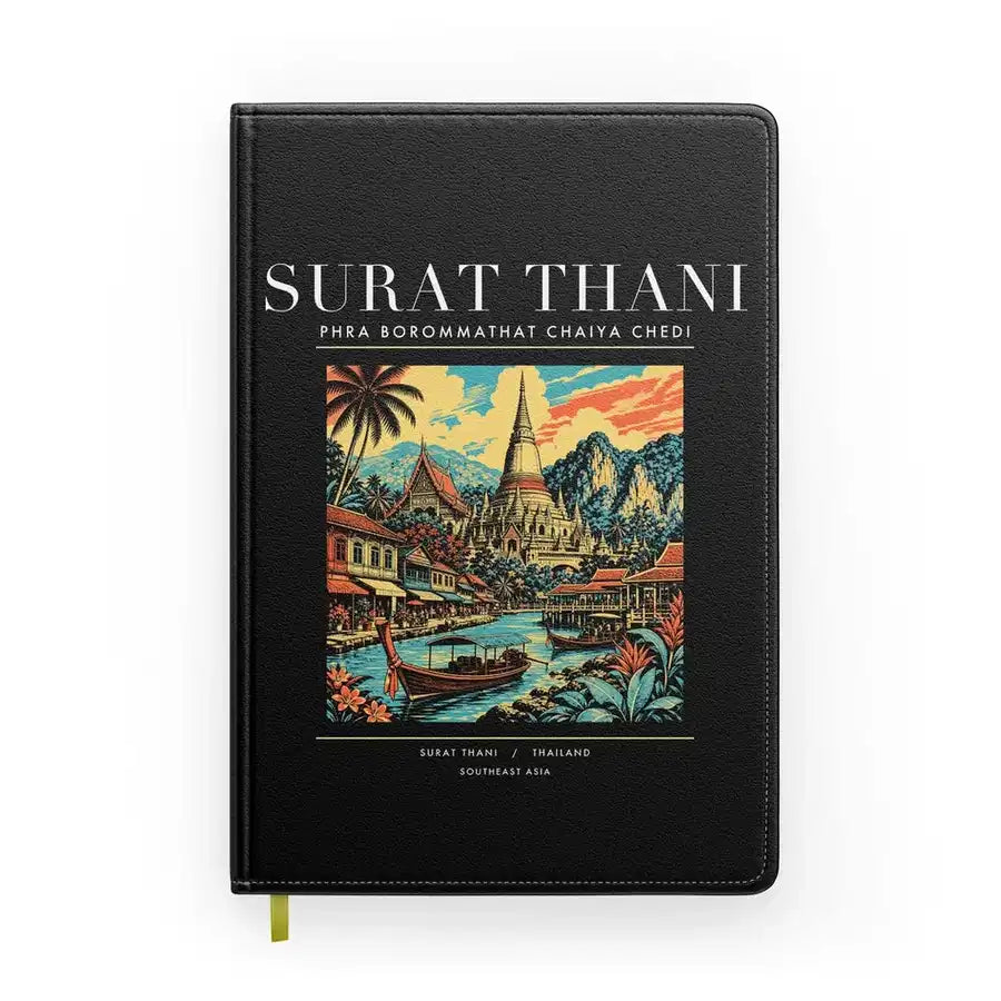 SURAT THANI - Poster - Notebook - Black