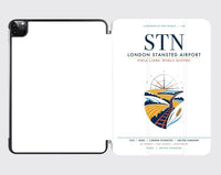 Thumbnail for London Stansted Airport (STN) design on white ipad tablet case