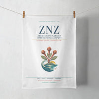 Thumbnail for Abeid Amani Karume International Airport (ZNZ) design on white towel