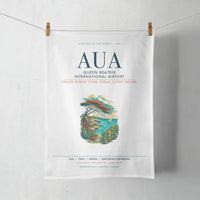 Thumbnail for Queen Beatrix International Airport (AUA) design on white towel