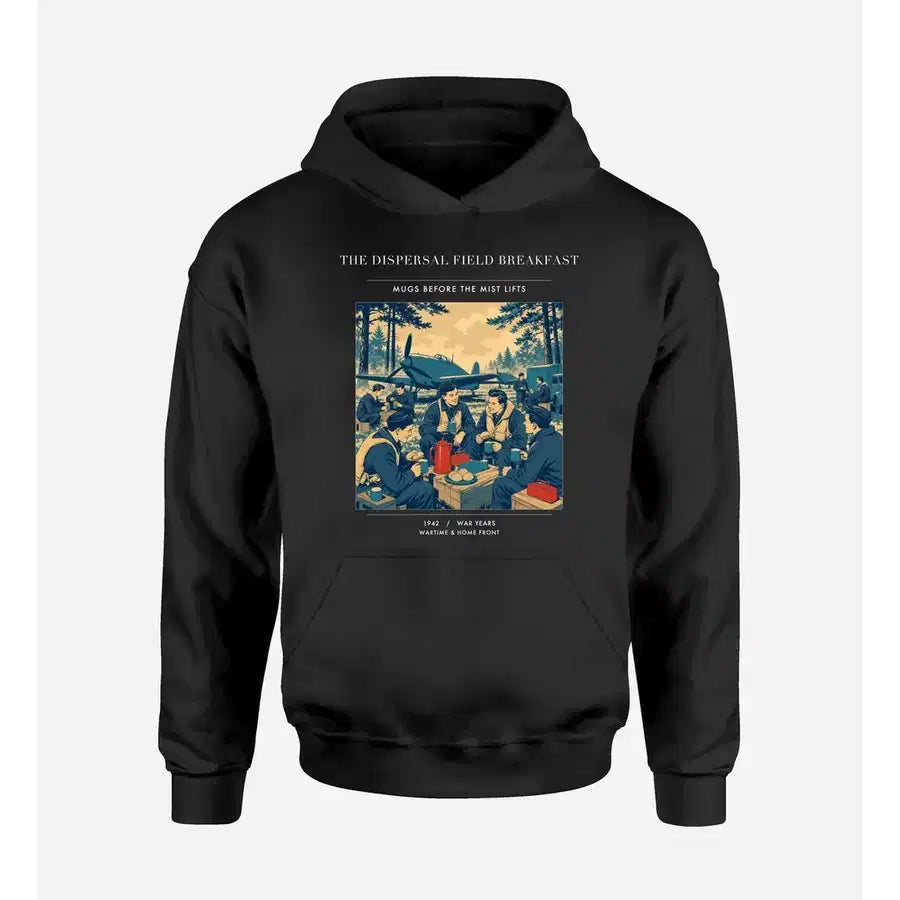 VINTAGE G4511 - The Dispersal Field Breakfast - Premium Hoodie design on black premium
