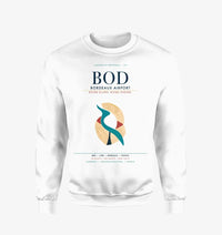 Thumbnail for Bordeaux Airport (BOD) design on white sweatshirt