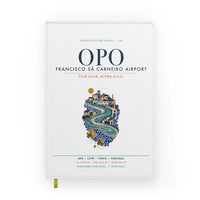 Thumbnail for Porto Francisco Sá Carneiro Airport (OPO) design on white notebook