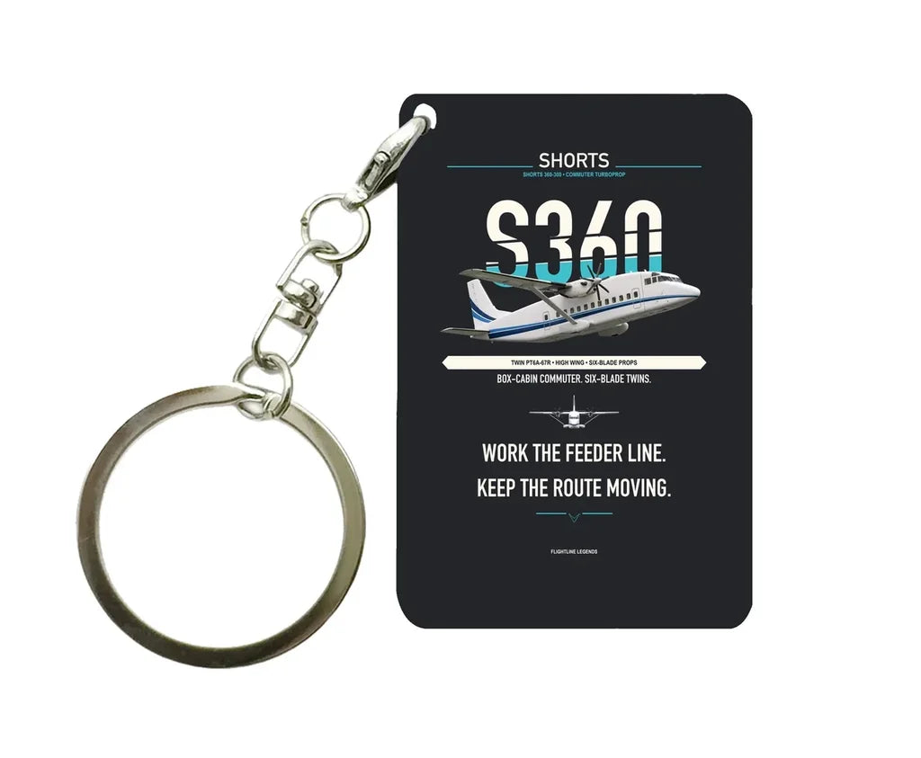 Shorts 360-300 Key Chain design on black key chain