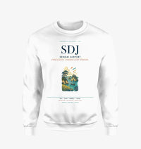 Thumbnail for Sendai Airport (SDJ) design on white sweatshirt