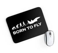 Thumbnail for Born To Fly Military aviation design on neoprene with anti-slip base mouse pad.