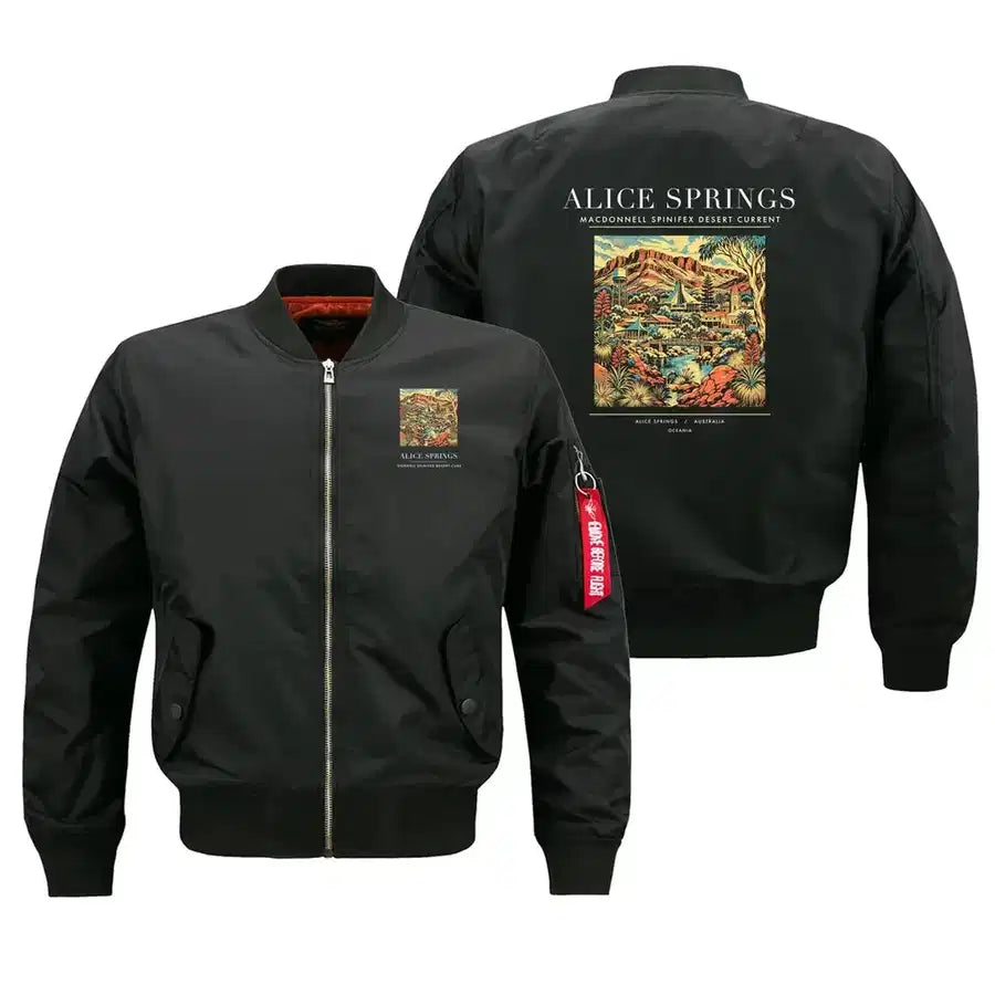 ALICE SPRINGS - Poster - Bomber Jacket - Black
