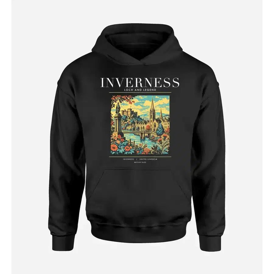 INVERNESS - Poster - Premium Hoodie - Black