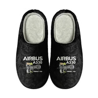 Thumbnail for Airbus A330 & Trent 700 Engine aviation design on soft cotton with non-slip sole cotton slippers.