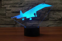Thumbnail for Customisable Concorde 3D Lamp - view 2