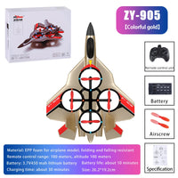 Thumbnail for Side view of Zy905 360 Degree Stunt Rotating Hover Remote Control Foam Aircraft Children's Toy Adult Glider Four Axis aircraft.