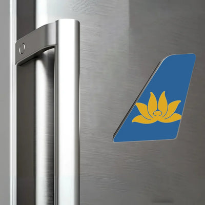 Vietnam Airlines aviation design tail magnet in 3D metal with magnetic back.