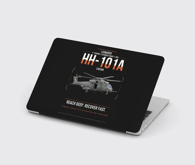 Leonardo HH-101A Caesar design on black MacBook case
