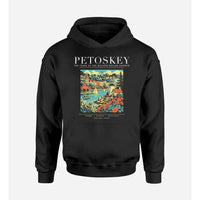 Thumbnail for PETOSKEY - Poster - Premium Hoodie - Black