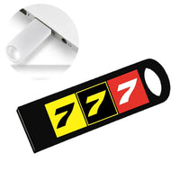Thumbnail for Flat Colourful 777 aviation design on durable waterproof casing waterproof USB device.