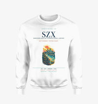 Thumbnail for Shenzhen Bao'an International Airport (SZX) design on white sweatshirt