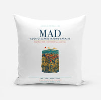Thumbnail for Adolfo Suarez Madrid-Barajas Airport (MAD) design on white pillow