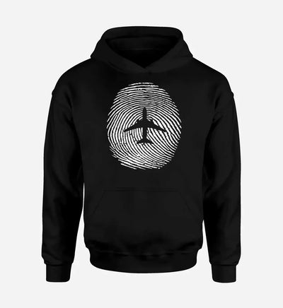 Aviation Finger Print Hoodie