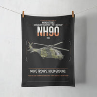 Thumbnail for NHIndustries NH90 TTH design on black towel