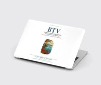 Thumbnail for Patrick Leahy Burlington International Airport (BTV) design on white MacBook case