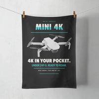 Thumbnail for DJI Mini 4K design on black towel