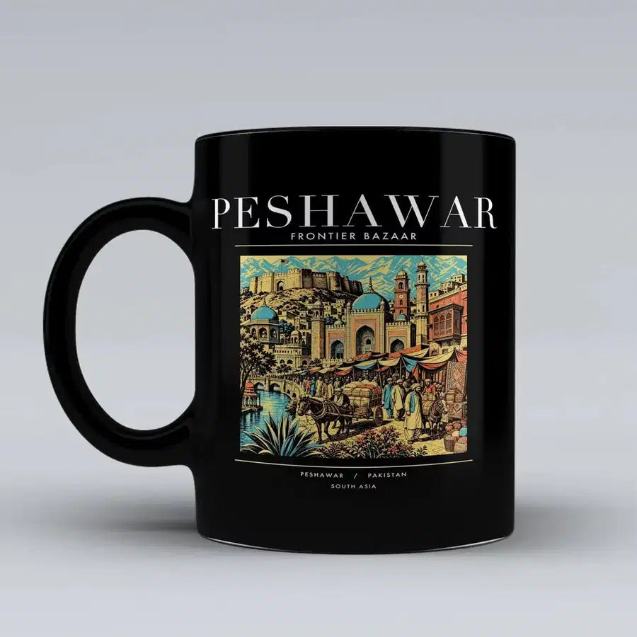 PESHAWAR - Poster - Mug - Black