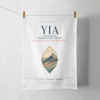 Thumbnail for Yogyakarta International Airport (YIA) design on white towel