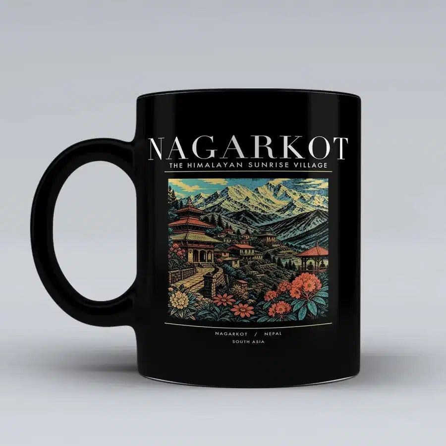 NAGARKOT - Poster - Mug - Black
