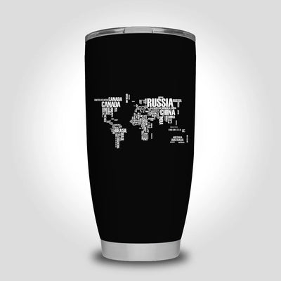 World Map Travel Mug