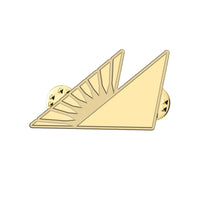 Thumbnail for Philippine Airlines aviation hollow pin in polished alloy.