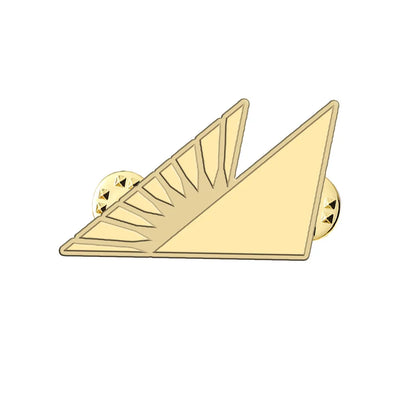 Philippine Airlines aviation hollow pin in polished alloy.