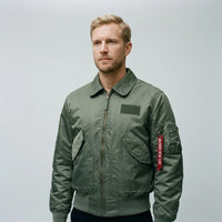 Thumbnail for Pilot jacket on model — editorial